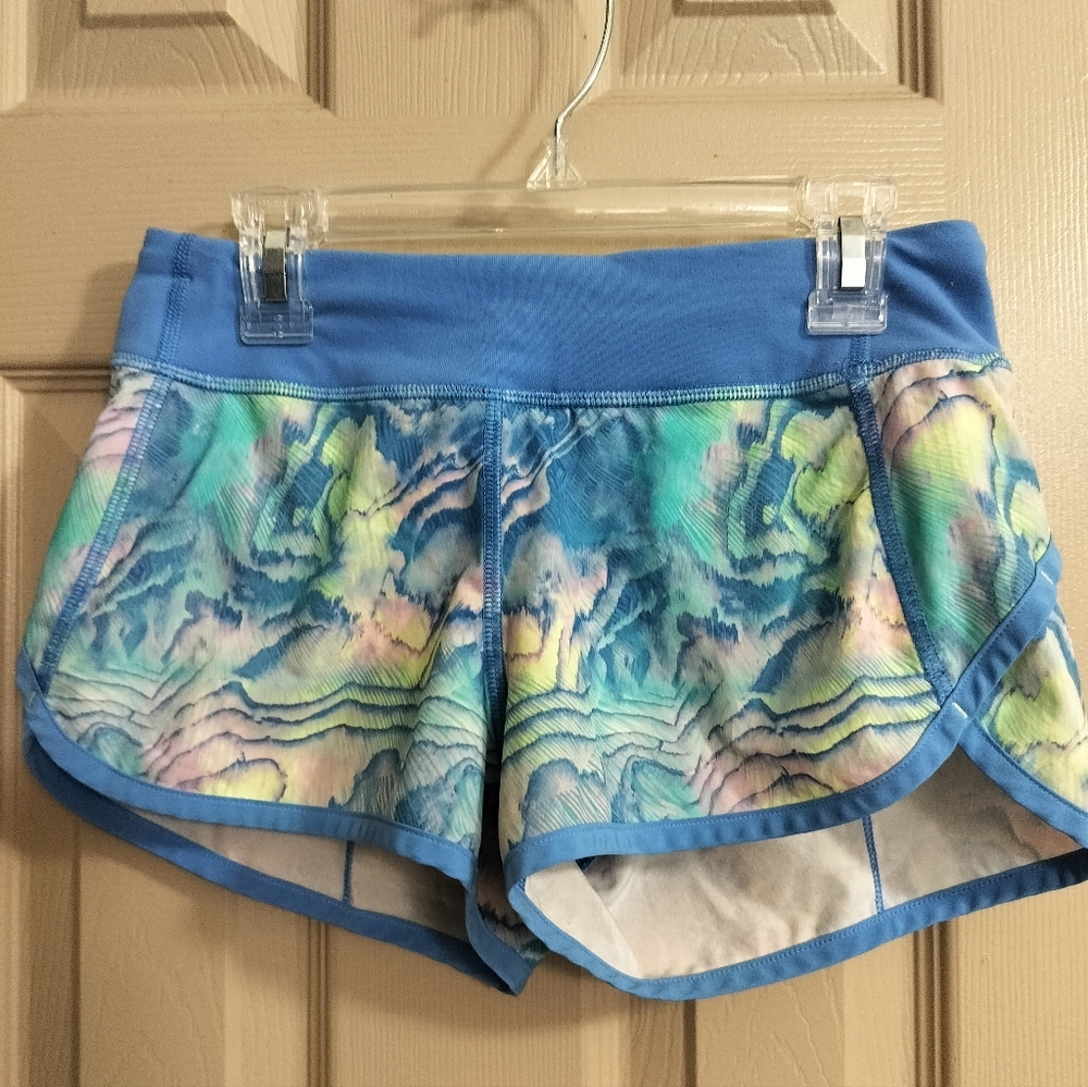 Lululemon Ivivva Multicolored Speedy Shorts Sz 12